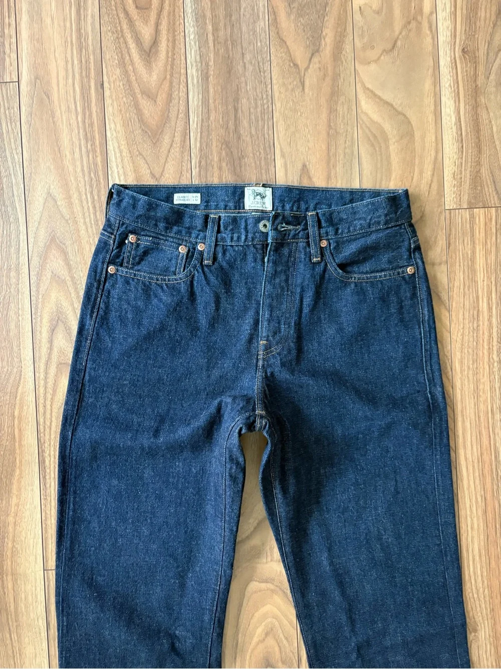 J.Crew Classic Straight jean in Japanese selvedge denim